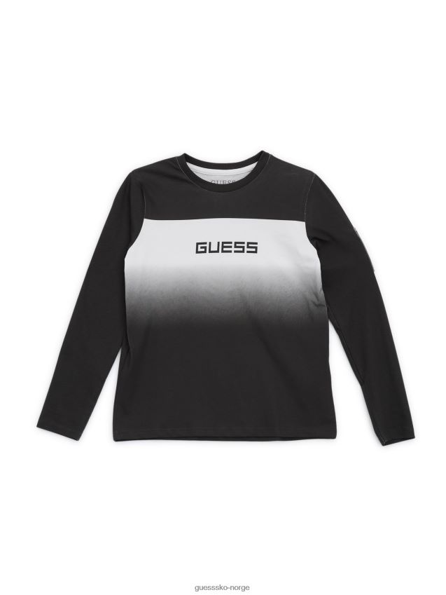 Guess ombre logo-t-skjorte (7-16) ren hvit Ren hvit gutt F0LJ8011386