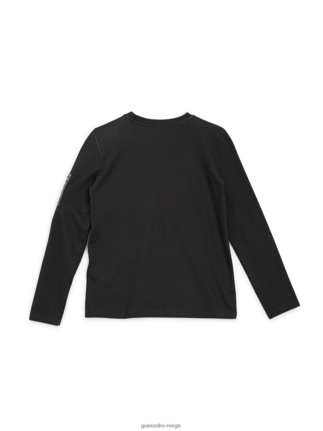 Guess ombre logo-t-skjorte (7-16) ren hvit Ren hvit gutt F0LJ8011386