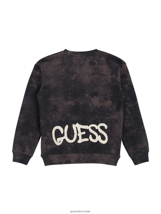 Guess queen sweatshirt (barn 7-16) jet black multi jet black multi gutt F0LJ8011625
