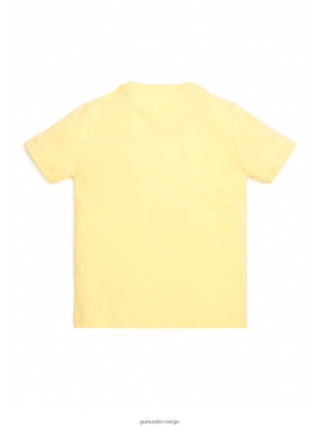 Guess sitrontåke preget logo-t-skjorte (7-16) sitrontåke gutt F0LJ8011604