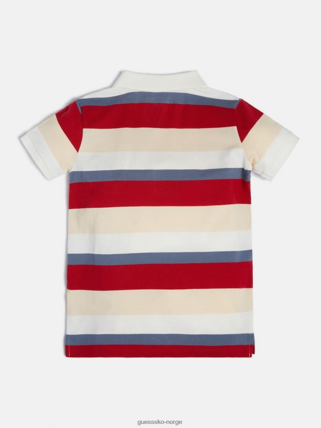 Guess stripet poloskjorte flerfarget mønster flerfarget mønster gutt F0LJ802116