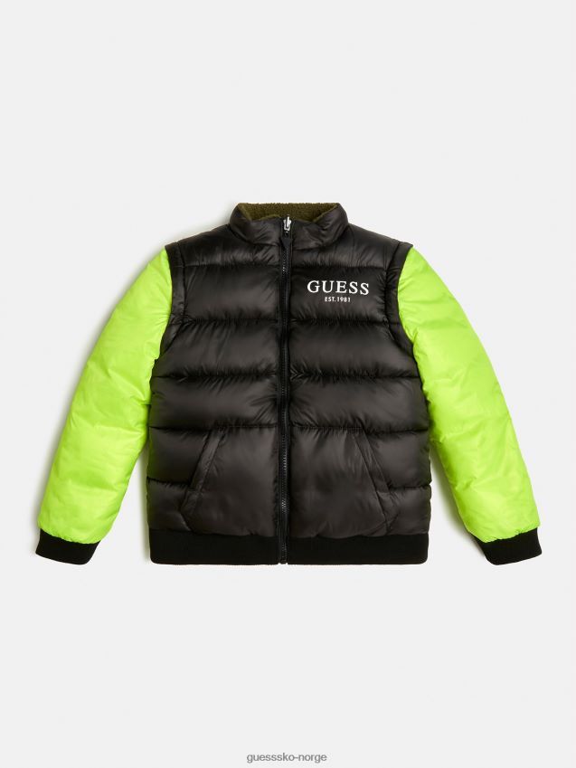Guess svart puffer svart gutt F0LJ802086