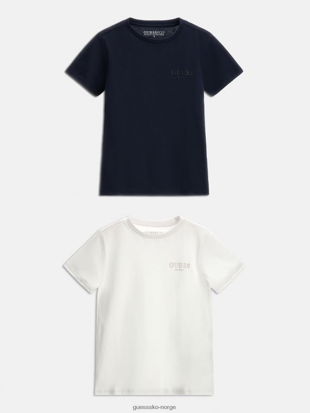 Guess t-skjorte 2 pakke blå blå gutt F0LJ801809