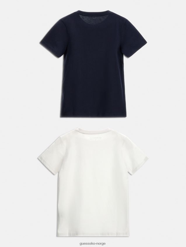 Guess t-skjorte 2 pakke blå blå gutt F0LJ801809