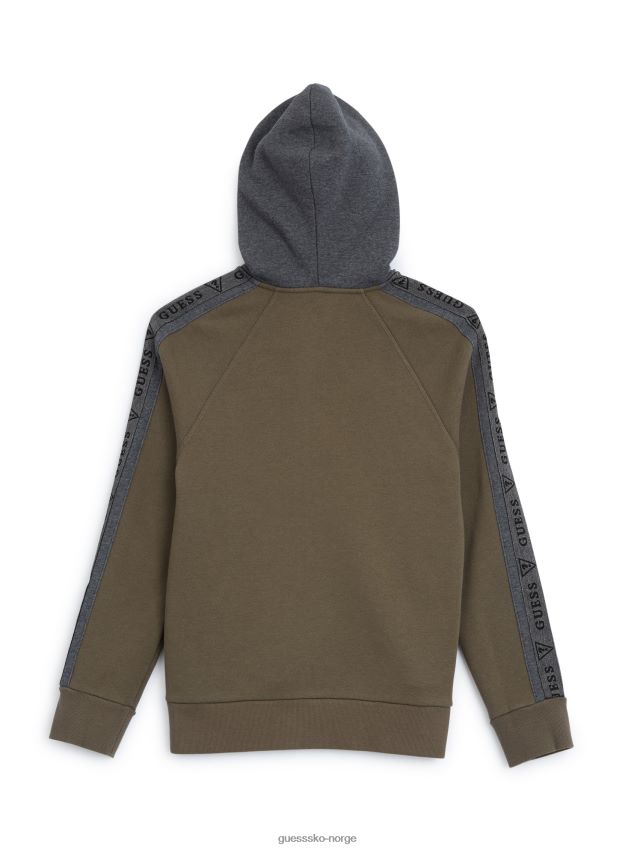 Guess trent hettegenser med glidelås (7-16) oliven oliven gutt F0LJ808972