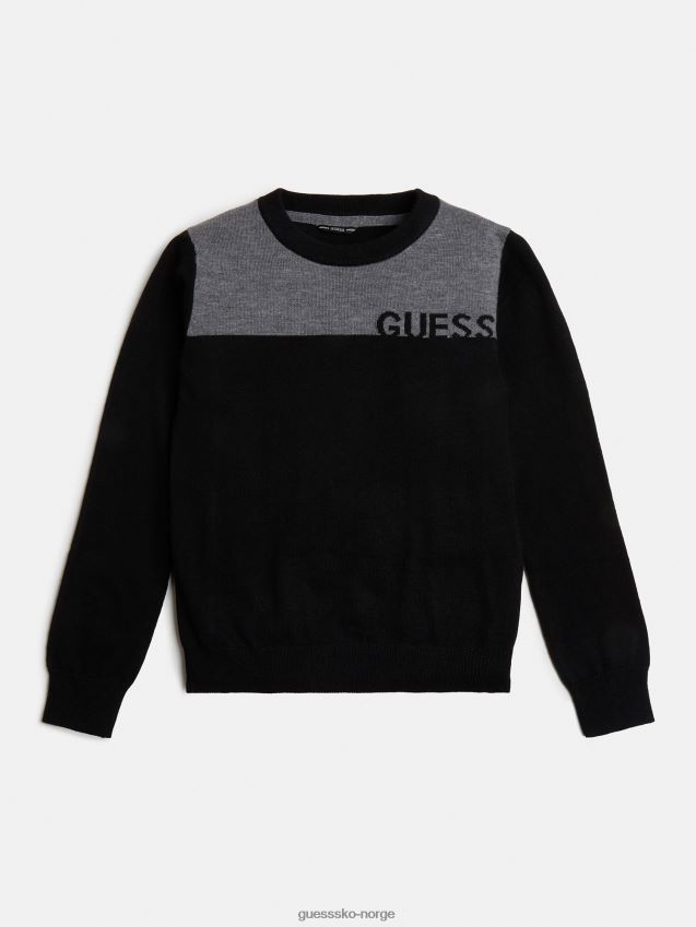 Guess ullblandingsgenser sort svart gutt F0LJ802170