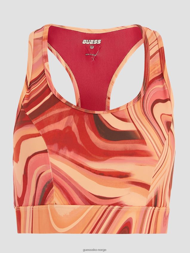 Guess dansende sanddyner rød øko eppi aktiv bh dansende sanddyner røde kvinner F0LJ809749