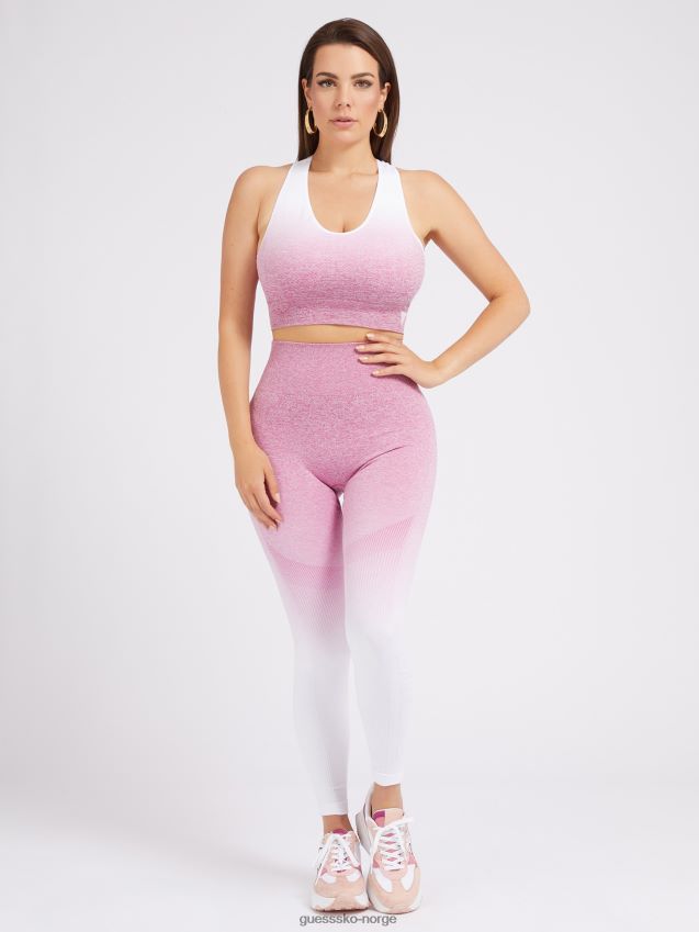 Guess sømløs aktiv bh multi rosa multi rosa kvinner F0LJ802702
