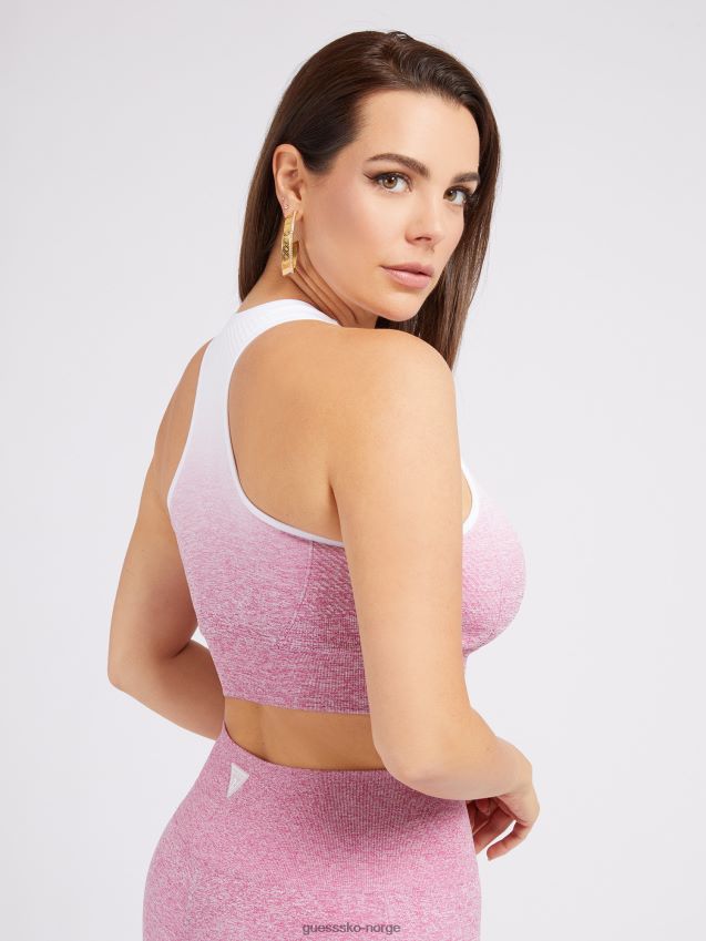 Guess sømløs aktiv bh multi rosa multi rosa kvinner F0LJ802702