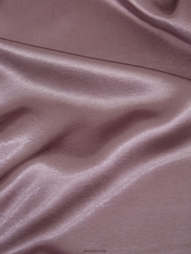 Guess breta sateng blazer rosa fiolett rosa fiolett kvinner F0LJ809199