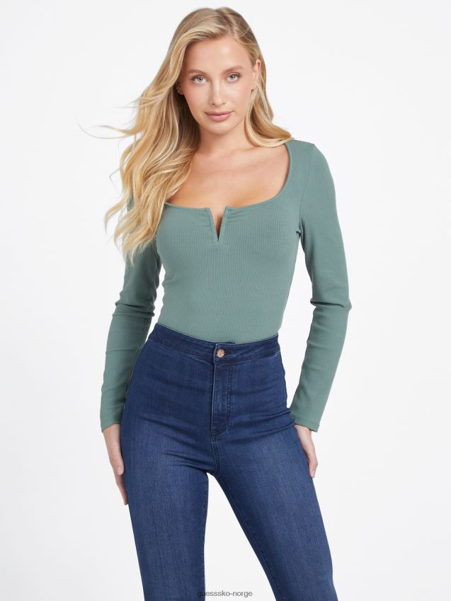 Guess øko amari topp saturn skog saturn skog kvinner F0LJ806797