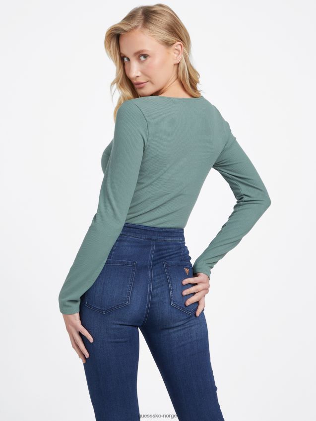 Guess øko amari topp saturn skog saturn skog kvinner F0LJ806797