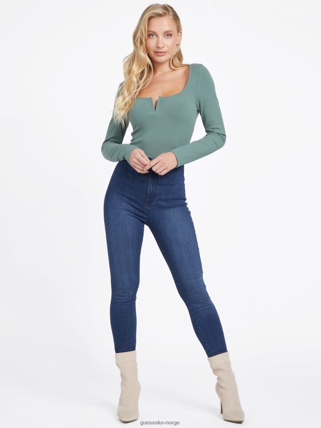 Guess øko amari topp saturn skog saturn skog kvinner F0LJ806797