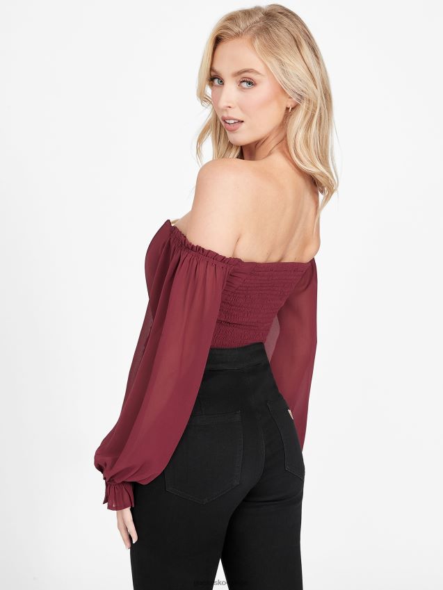 Guess sharlene ren topp mystisk vin mystisk vin kvinner F0LJ806926