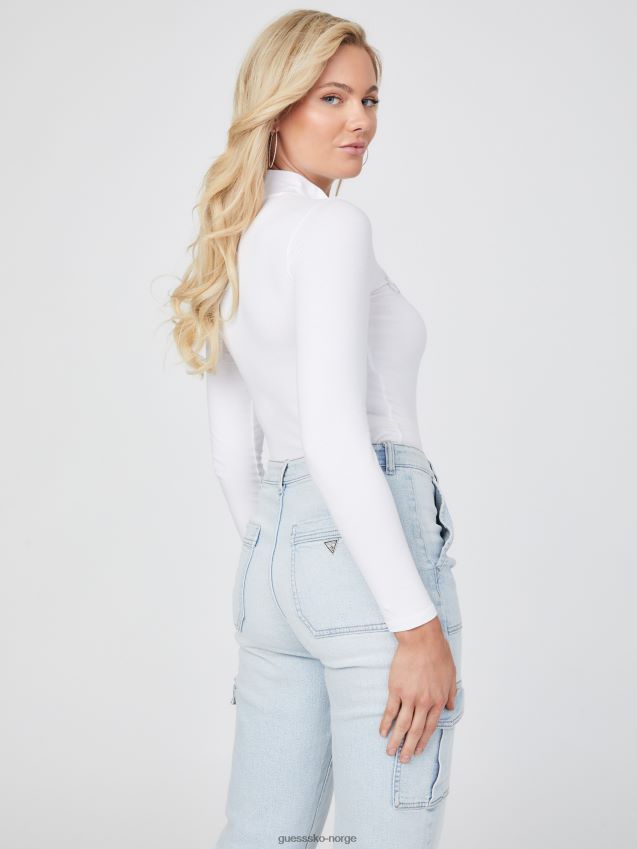 Guess eco elvia logo bodysuit ren hvit Ren hvit kvinner F0LJ806929