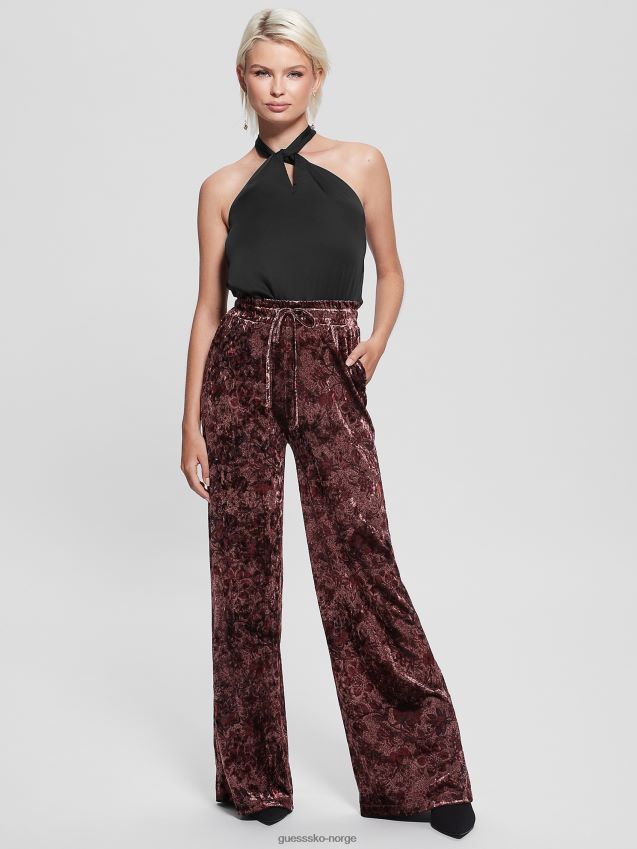 Guess jet black øko lyng grime bodysuit kulsvart kvinner F0LJ809329