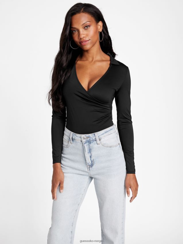Guess øko fannah body jet black kulsvart kvinner F0LJ807193