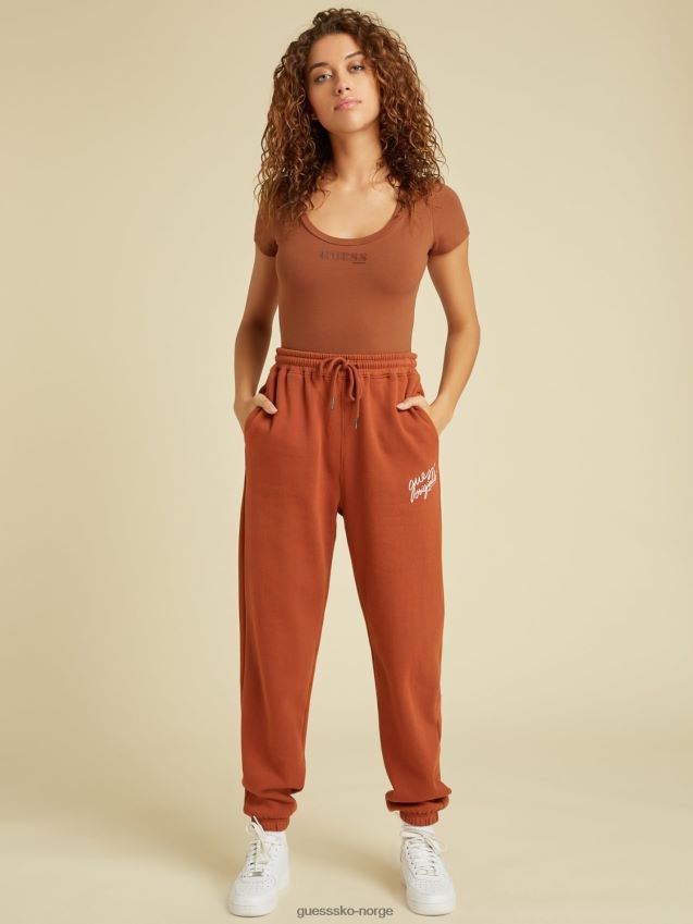 Guess rød bodysuit med logo foran rød kvinner F0LJ806528