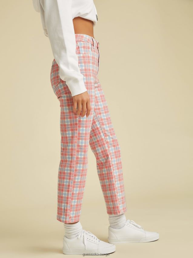 Guess avslappet passform denimbukse rød multi rød multi kvinner F0LJ806438
