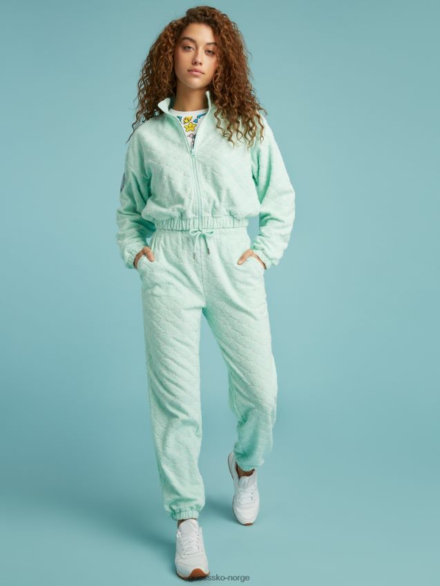 Guess blå bukse med all-over print blå kvinner F0LJ806311