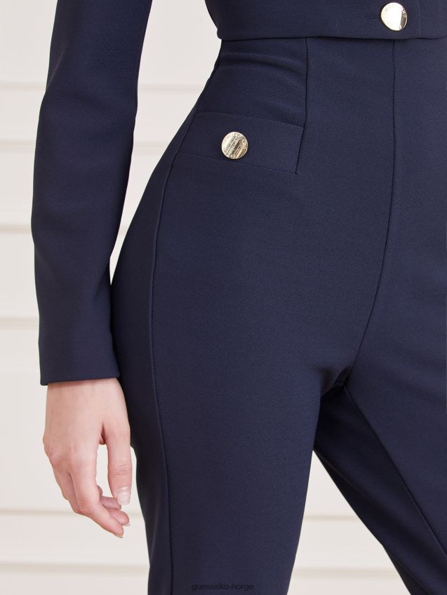 Guess blå marciano bukse med skinny fit blå kvinner F0LJ803372