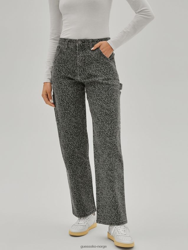 Guess cargo denimbukse grønn grønn kvinner F0LJ806073