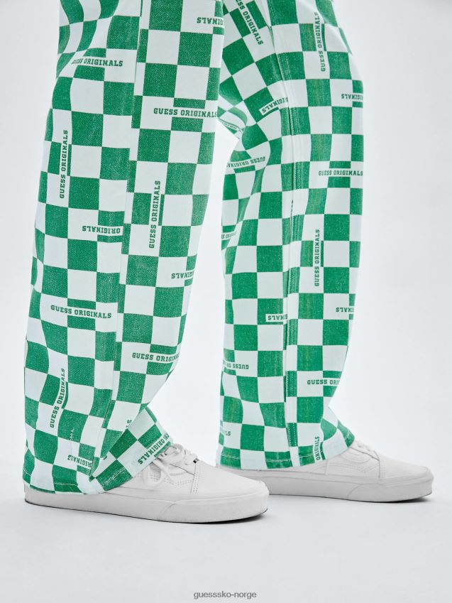 Guess cargo denimbukse grønn multi grønn multi kvinner F0LJ803041