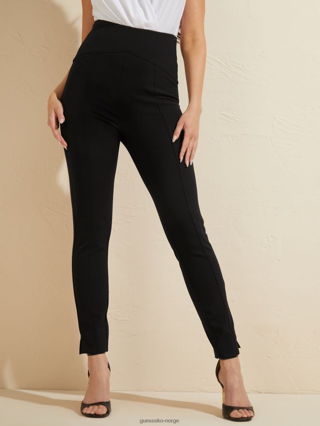 Guess jet black moxie super high-rise skinny bukse kulsvart kvinner F0LJ809644