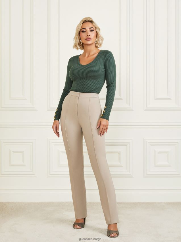 Guess logan bukse med rett ben naturlig siena naturlig siena kvinner F0LJ809804