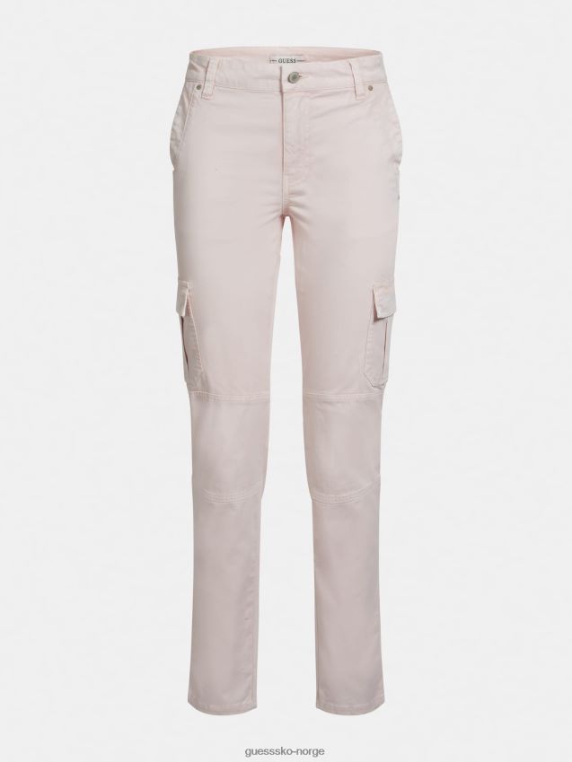 Guess lys rosa cargo skinny fit bukse lyserosa kvinner F0LJ806119