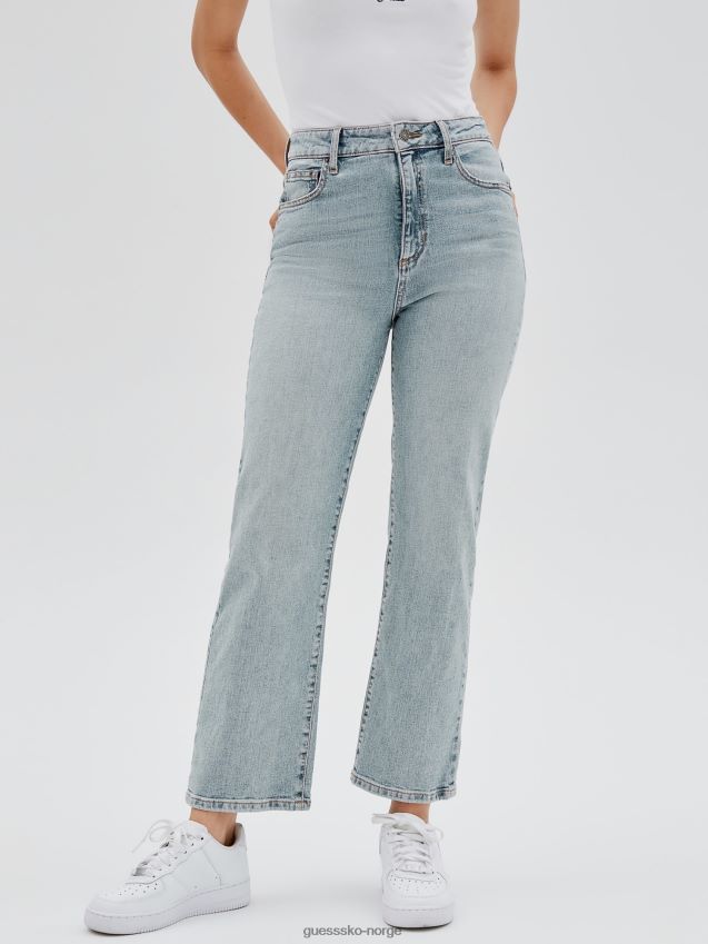 Guess lyseblå denimbukse med avslappet passform lyse blå kvinner F0LJ806180