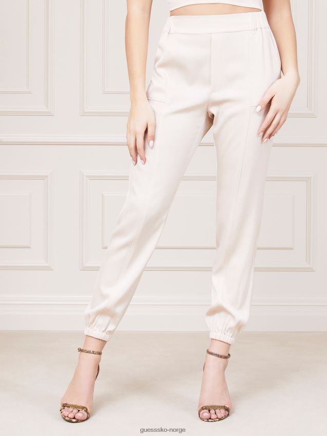 Guess marciano boyfriend fit bukse beige beige kvinner F0LJ803213