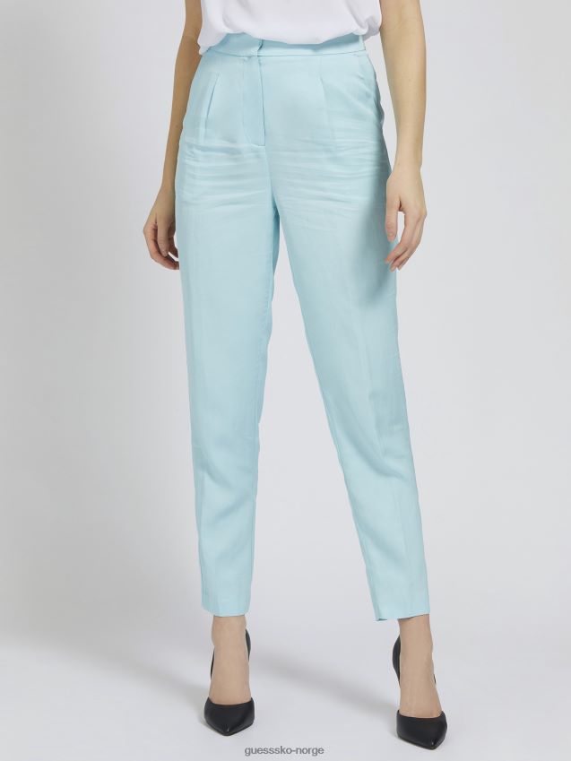 Guess marciano lin blanding bukse blå blå kvinner F0LJ806510