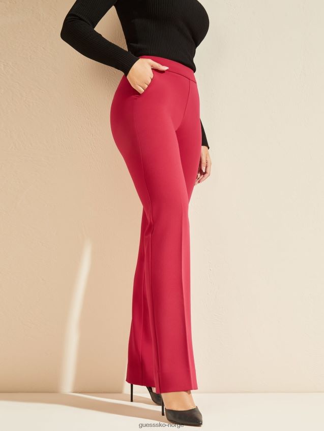 Guess marciano sally bukse rød rød kvinner F0LJ805939