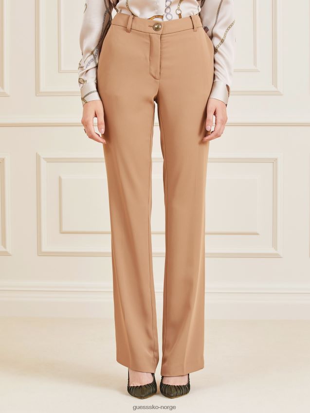 Guess oransje marciano rett bukse oransje kvinner F0LJ806739