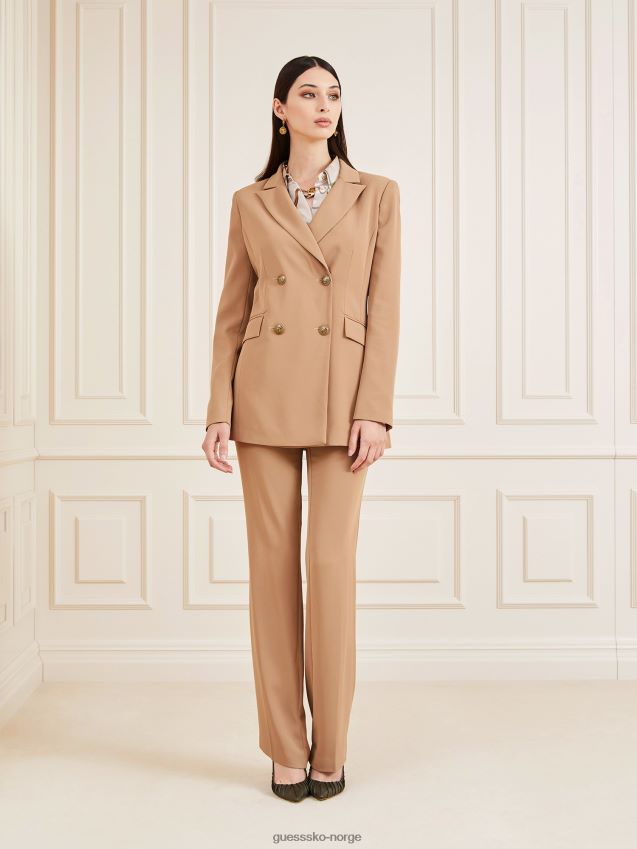 Guess oransje marciano rett bukse oransje kvinner F0LJ806739