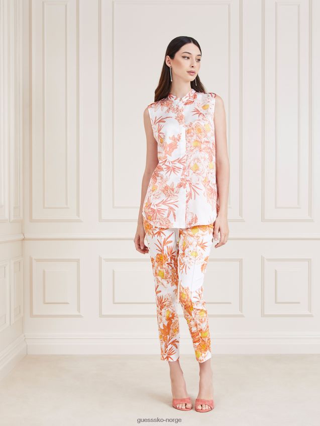 Guess oransje marciano slim fit bukse oransje kvinner F0LJ803731