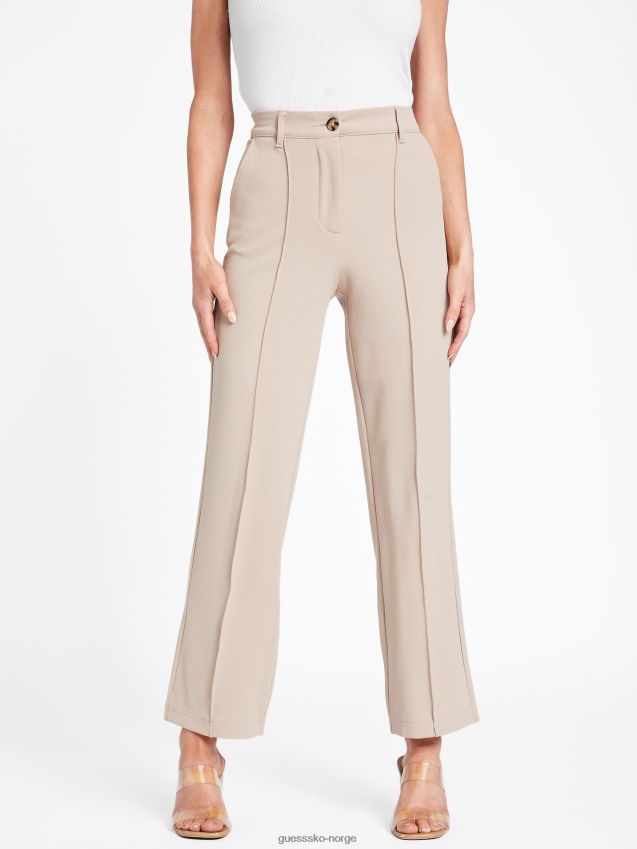 Guess pascual bukser fløyel taupe fløyel taupe kvinner F0LJ807427