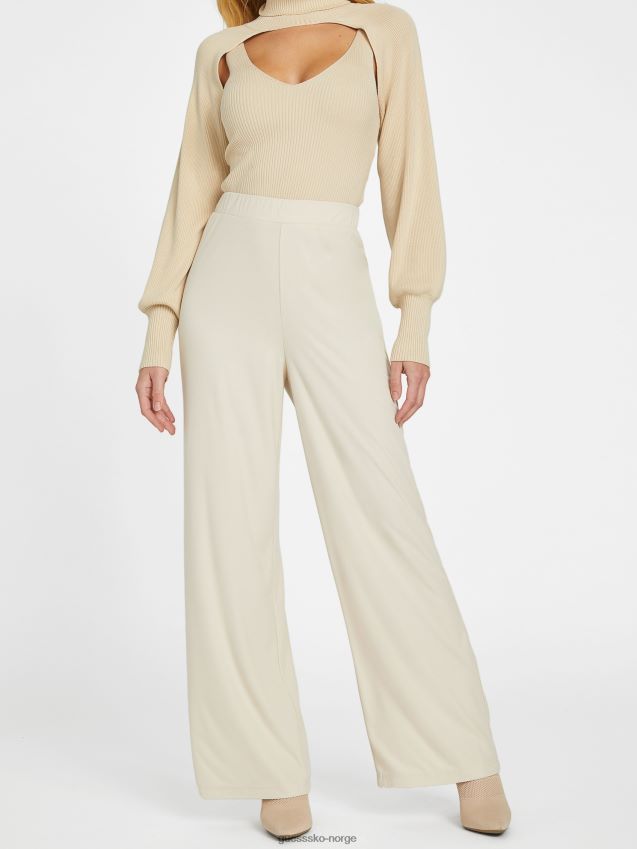 Guess pearl oyster valene palazzo bukser perle østers kvinner F0LJ807207