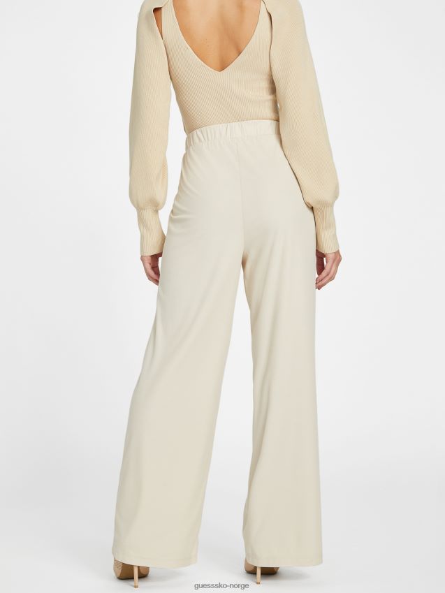 Guess pearl oyster valene palazzo bukser perle østers kvinner F0LJ807207