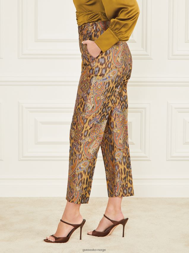 Guess phoenix stigende jacquard bukse phoenix stigende jacquard phoenix stigende jacquard kvinner F0LJ809498