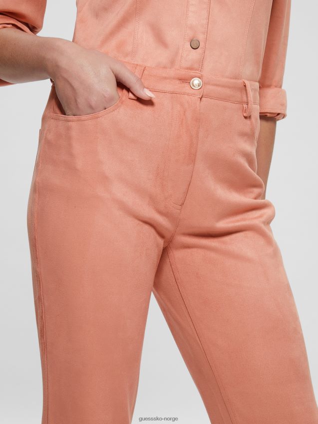 Guess sateng rose kelly straight bukser sateng rose kvinner F0LJ809220