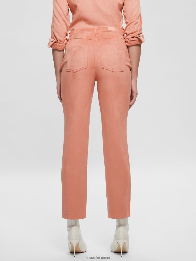 Guess sateng rose kelly straight bukser sateng rose kvinner F0LJ809220