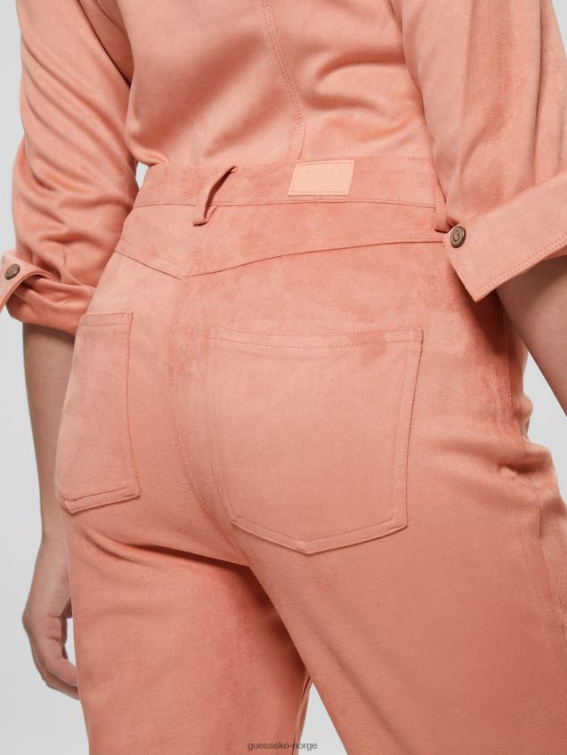 Guess sateng rose kelly straight bukser sateng rose kvinner F0LJ809220