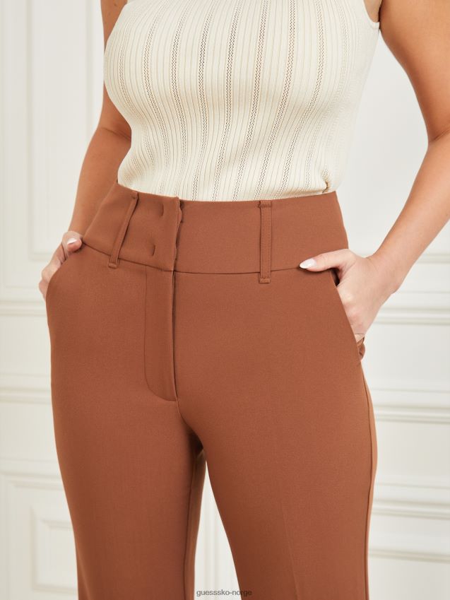 Guess shelly pant brun skjønnhet brun skjønnhet kvinner F0LJ809537