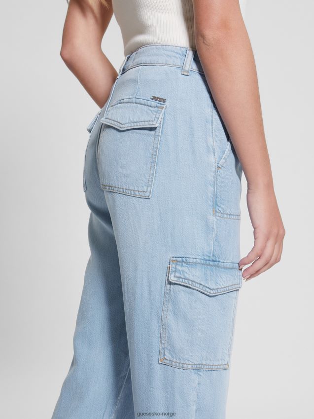 Guess tulum wash eco bowie cargo chinos tulum vask kvinner F0LJ809592