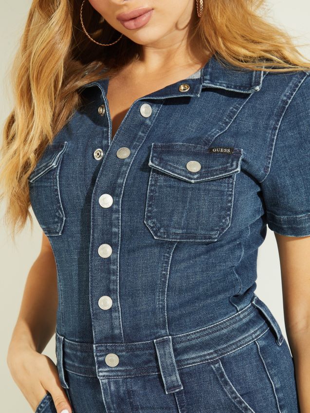 Guess være kul vask lara denim bukse være kjølig vask kvinner F0LJ809500