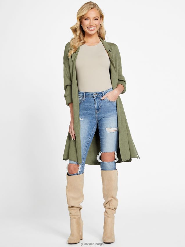 Guess dani longline cardigan isle wash 32\'\' isle wash 32\'\' kvinner F0LJ807260