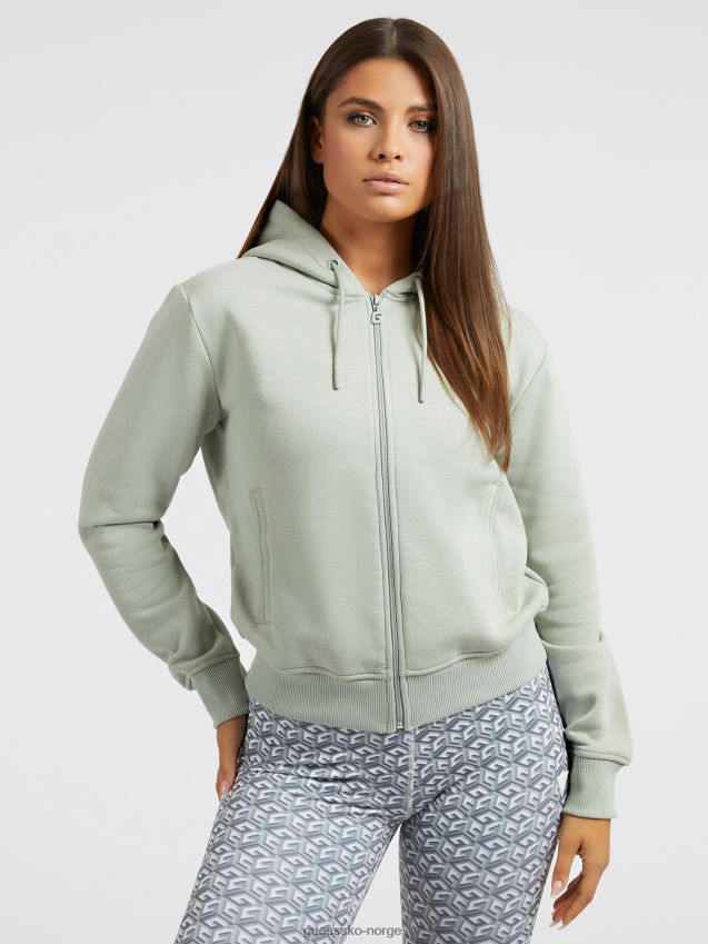 Guess bak logo sweatshirt grønn grønn kvinner F0LJ802911