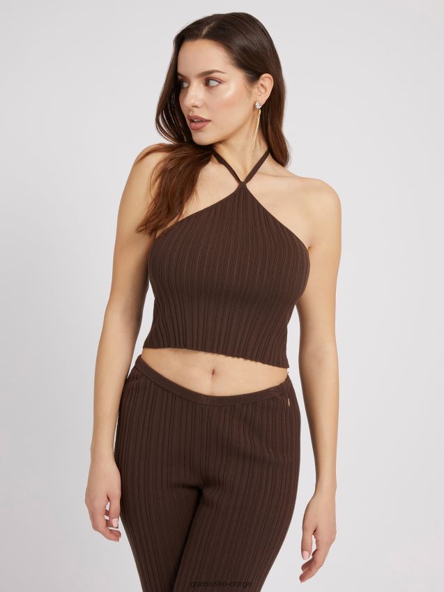 Guess brun genser topp brun kvinner F0LJ803541